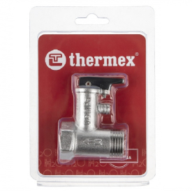 Клапан предохранительный THERMEX 1/2", 8 бар, с ручкой (блистер)