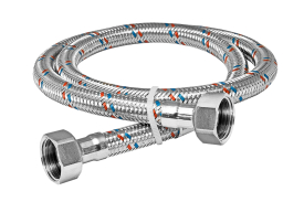 Подводка гибкая для воды FM 100, стальная гайка (50/10 ГТД)